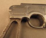 Mauser 1930 Commercial Broomhandle Frame C96 - 2 of 9