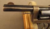 Rare Belgian Nagant Swing-Out Cylinder Revolver with Police Marking - 5 of 10