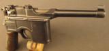 Very Nice Mauser Late Post-War Bolo Pistol - 3 of 12