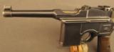 Very Nice Mauser Late Post-War Bolo Pistol - 6 of 12