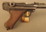 Rare German LP.08 Artillery Luger Pistol by Erfurt - 2 of 12