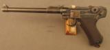 Rare German LP.08 Artillery Luger Pistol by Erfurt - 4 of 12