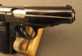Nice Pre-War Commercial Walther Model PP Pistol cir 1930 - 3 of 9