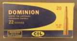 Dominion .22 Savage Ammo - 1 of 2