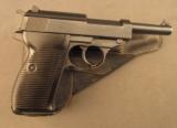 Excellent Spreewerke P.38 With Pebble Grain Holster 1944 CYQ - 1 of 12