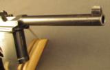 Mauser Commercial Broomhandle Flatside Pistol - 4 of 12