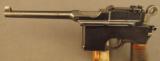 Mauser Commercial Broomhandle Flatside Pistol - 6 of 12