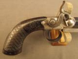 Stunning Cased Pair Burnand Silver Mounted Prize Pistols Dated 1861 - 4 of 12