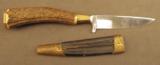 Vintage Hubertus Solingen German Hunting
Knife and Scabbard - 5 of 8