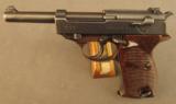 Walther P38 WWII Pistol AC44 w/ Holster & Spare Mag - 5 of 12