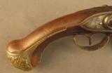 18th Century German Dutch Flintlock Pistol with Relief Carved Stock - 2 of 12