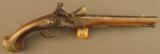 18th Century German Dutch Flintlock Pistol with Relief Carved Stock - 1 of 12
