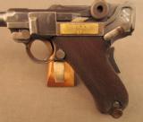 Dutch Colonial M11 Luger Pistol by DWM with Medical Service Markings - 5 of 12