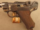 World War I German P.08 Luger Pistol by Erfurt - 4 of 11