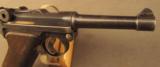 World War I German P.08 Luger Pistol by Erfurt - 2 of 11