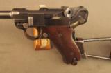Fine DWM Model 1900 American Eagle Luger with Rare Ideal Holster - 10 of 12