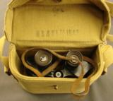 WWII British/ Canadian binocular Bausch & Lomb 6x30 C Broad Arrow case - 14 of 15