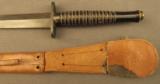 Wood Handled 3rd Pattern Fairbairn-Sykes Fighting Knife - 4 of 6