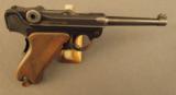 Swiss Model 1906 Luger Pistol by DWM - 1 of 12