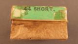Winchester 44 Short For Pistols 1870's Vintage Ammo 9 Rnds - 2 of 4