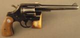 Colt Official Police Revolver with NY State Conservation Dept - 1 of 11