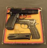 CZ-75 Pistol by CZ with Original Box and Papers - 1 of 9