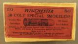 Winchester .38 Colt Special Smokeless Box - 1 of 8