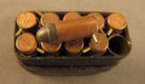 Rare 7MM Pinfire Ammo In Leather Wallet for Carry Pistol - 6 of 7