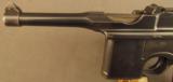 Mauser Luger-Barreled 1920 Rework Broomhandle Pistol - 6 of 12