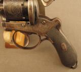 Antique Francotte Belgian Lefaucheux Double Action Revolver - 6 of 12