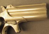 Antique E.Remington & Sons Derringer With 2 Line Address on barrel - 4 of 12