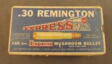 Rare 30 Remington Express Train Ammo - 1 of 6