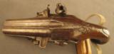 Devillers Double Barrel Flintlock Pistol 1730s - 7 of 10