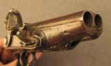 Devillers Double Barrel Flintlock Pistol 1730s - 3 of 10