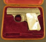 F.N. Baby Renaissance Pistol in Pigskin Presentation Case - 2 of 12