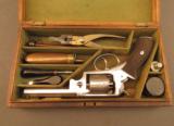 Rare Cased Silver Plated Webley Wedge Frame Revolver - 1 of 12