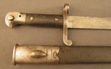 British pattern 1887 Mark III Bayonet And Scabbard - 2 of 7