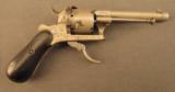 Antique French Pinfire Pocket Revolver - 1 of 8