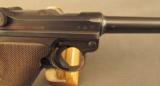German Mauser Luger P.08 Pistol 42 Code 1939 date - 2 of 9