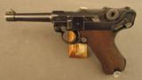 German Mauser Luger P.08 Pistol 42 Code 1939 date - 3 of 9