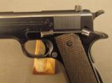 Very Nice Pre-War Colt Ace Pistol built 1934 w/ Factory letter - 4 of 12