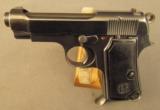World War II Italian Army Beretta Pistol Model 1934 - 2 of 7