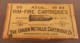 UMC Rim-Fire Cartridges 42 Cal No 64 - 1 of 7