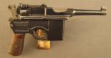 Mauser Post-War Bolo Broomhandle Pistol with Stock - 2 of 12