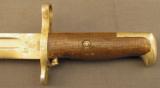 1905 Plated Bayonet in Single Tube Scabbard - 5 of 12