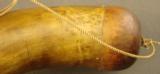 Antique Powder Horn from NFLD 16 inch - 7 of 9