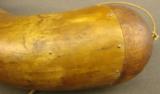 Antique Powder Horn from NFLD 16 inch - 5 of 9