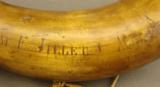 Antique Powder Horn from NFLD 16 inch - 4 of 9