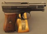 Mauser Pistol 1910 Portuguese Contract - 1 of 12