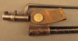 US 1873 Trapdoor Bayonet In NGP Mckenny Throated Scabbard - 2 of 8